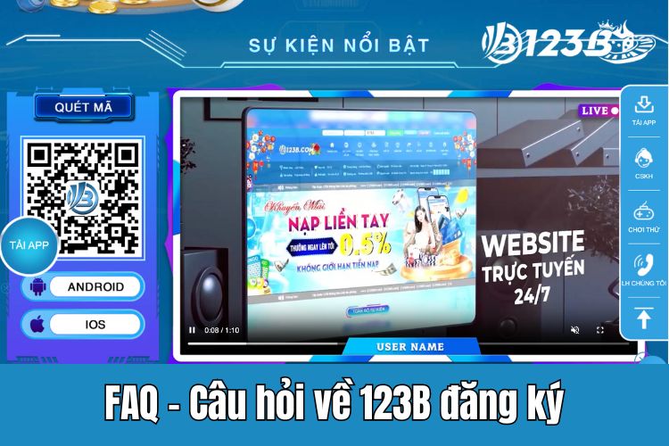 FAQ - Câu hỏi thường gặp khi thực hiện thao tác 123B đăng ký